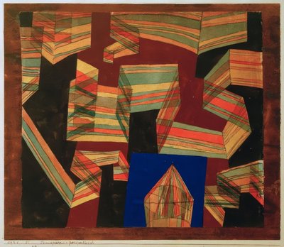 Transparentperspektivisch von Paul Klee